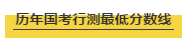 國考行測各個模塊考多少分才能進面試？